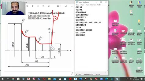 fanuc cnc torna|CNC TORNA FANUC G71 VE G70 ÇEVRİMİ ÖRNEK PARÇA.